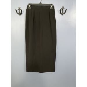 Joan Leslie Full Length Skirt Black Size 8